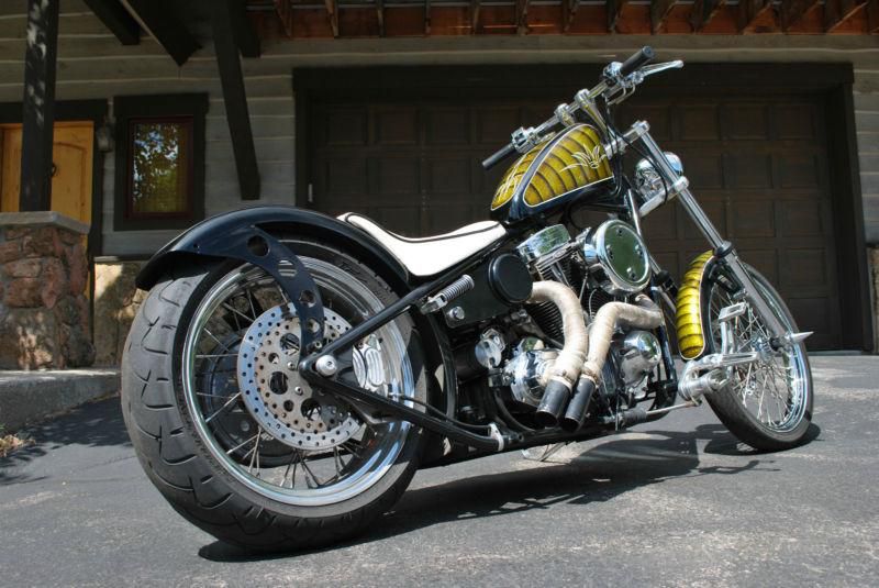 Buy Custom Metalflake Rigid Chopper 60's Harley Style On 2040-motos