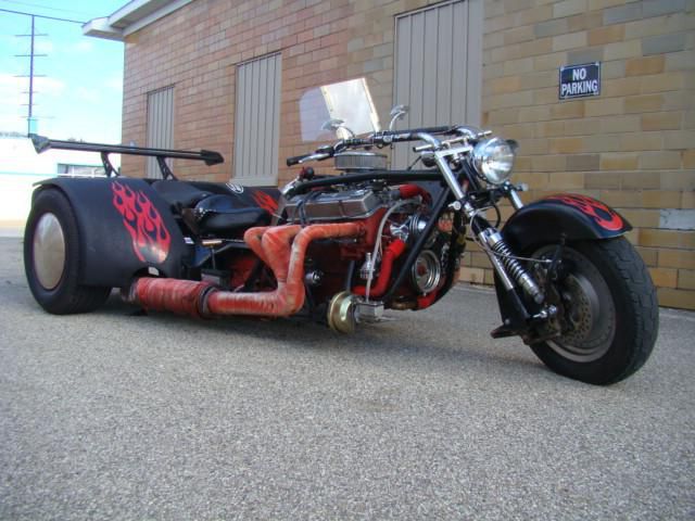 283 sbc trike motorcycle 2004r auto trans s10 rearend custom