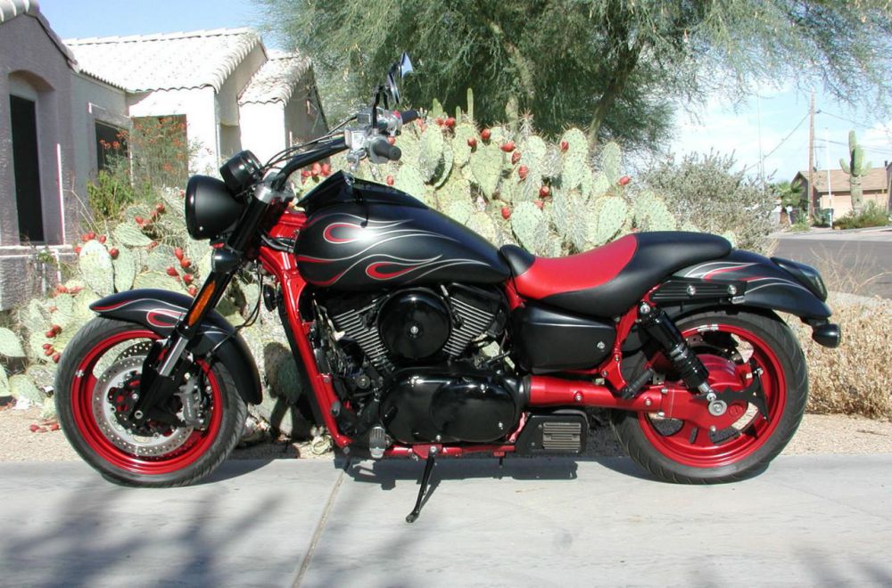 Kawasaki Vulcan 1600 mean Streak