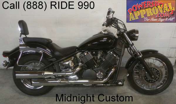 2006 used yamaha v star 1100 midnight custom for sale with a 1 year warranty -