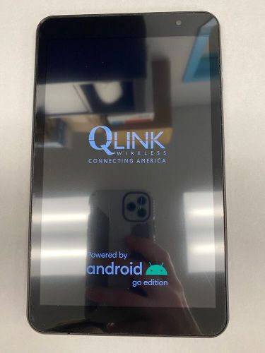 QLink Wireless Scepter 8&#034; Tablet (Black 16GB) Wifi Locked Sold As Is