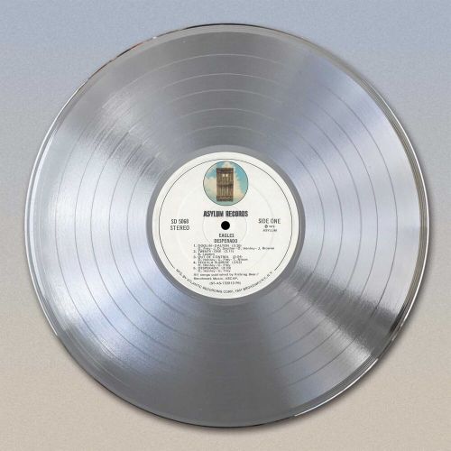 Eagles &#034;Desperado&#034; Gold LP Record wall art