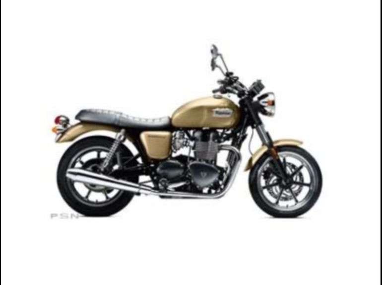 2013 triumph bonneville - aurum gold 