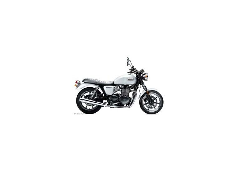 2013 triumph bonneville - crystal white 