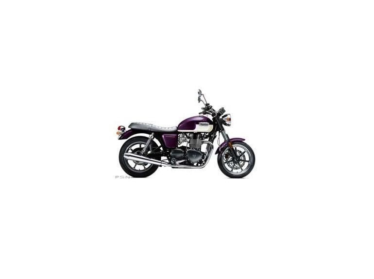 2013 triumph bonneville - imperial purple / fusion white 