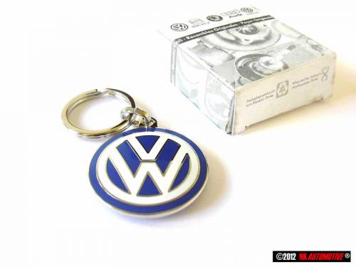 Vento Genuine VW Keychain Keyring Blue