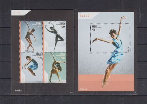 I21. bequia - st.vincent - mnh - sport - ballet - russia - 2014