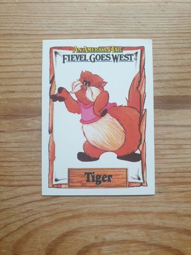 An american tail: fievel goes west trading cards - impel - 1991 - various