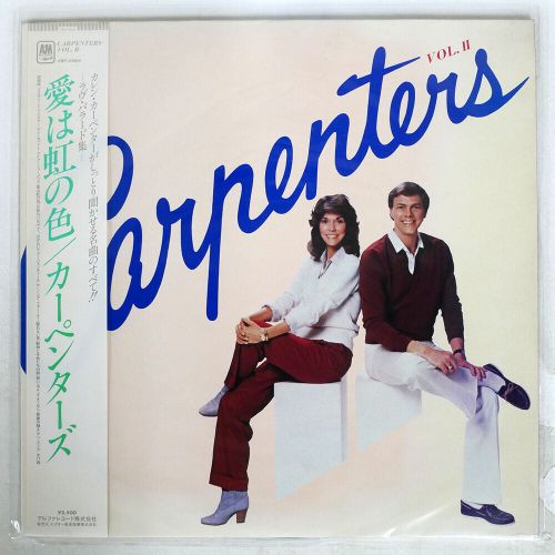 CARPENTERS VOL.2 DESPERADO A&amp;M AMP25004 JAPAN OBI VINYL LP