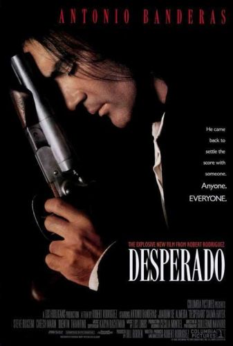 DESPERADO Movie POSTER 27 x 40 Antonio Banderas, Salma Hayek, A