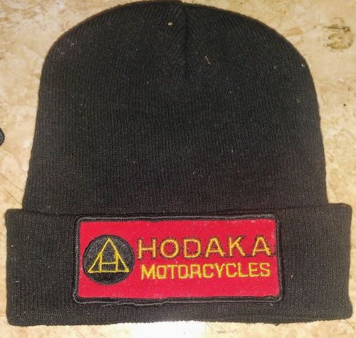 Vintage hodaka motorcycles patch winter hat