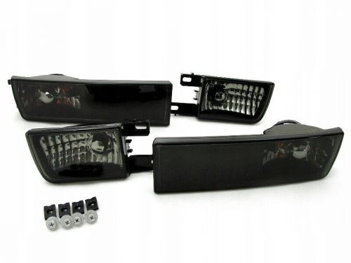 VW Golf 3 MK3 GTI TDI VR6 Indicators Fog Lights Turn Signal Blinkers Vento Black