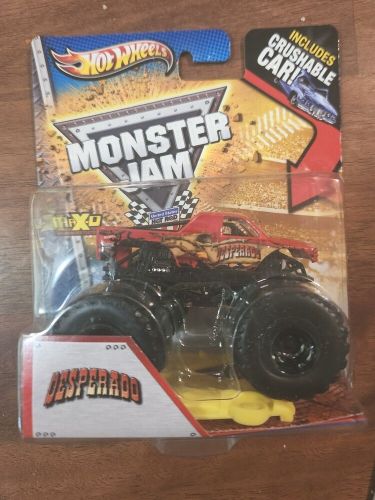 Desperado hot wheels monster jam 1:64 truck w/ crushable car 2012