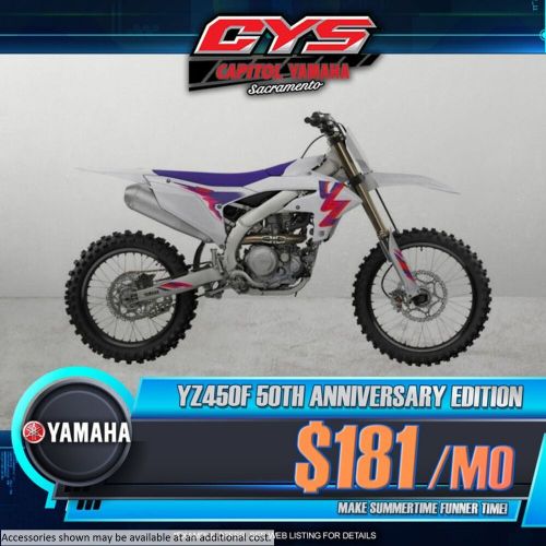 2024 yamaha yz 450f 50th anniversary