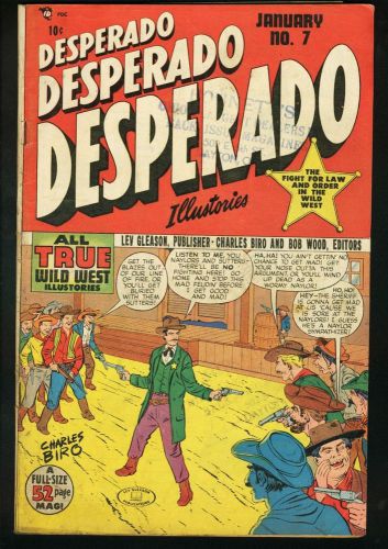 DESPERADO #7-WILD VIOLENT WESTERN COMIC VG