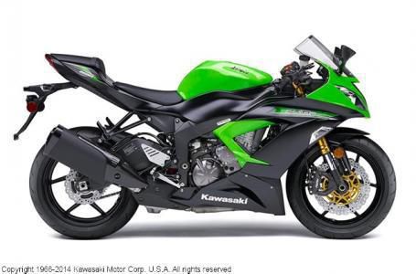 2014 Kawasaki NINJA ZX 6R ABS Sportbike 