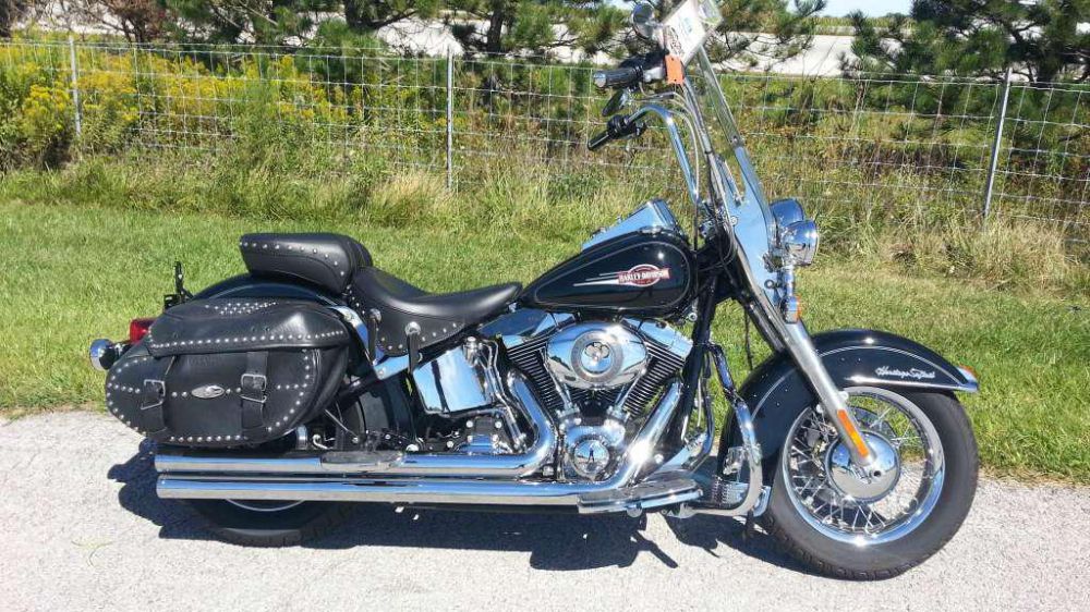 2008 harley-davidson flstc heritage softail classic  cruiser 