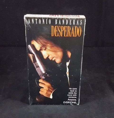 Desperado * new/sealed vhs * antonio banderas &amp; hot salma hayek free ship!