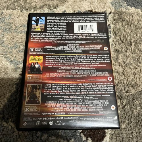 Desperado / el mariachi / once upon a time in mexico (dvd) robert rodriguez