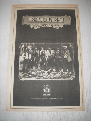 1973 eagles desperado album advertisement