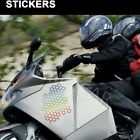 2pcs motorcycle stickers honeycomb helmet decals oil tank body bumper sticker