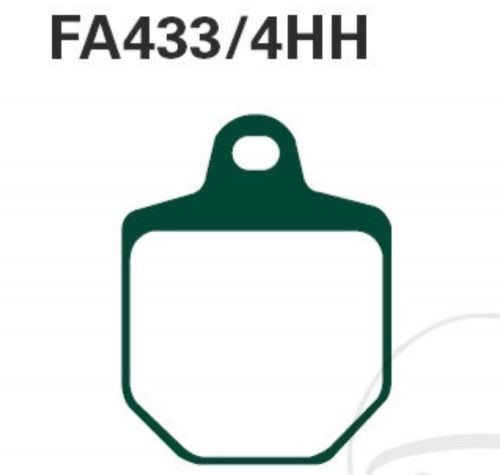 EBC brake pads FA433/4HH for KTM SMR 450 560 i.e. Husaberg FS 570 HM-Moto CRM F-
