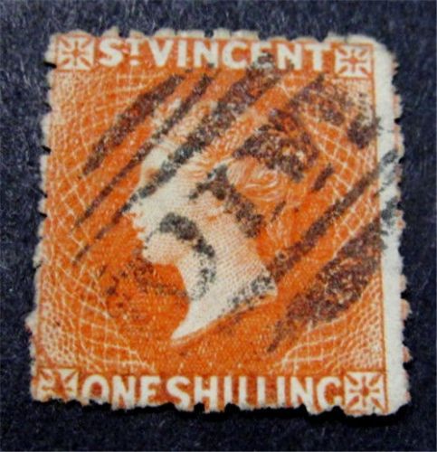 Nystamps british st vincent stamp # 23 used $100