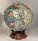 Florida faience pottery vase by martin cushman 2013....signed &amp; mint!