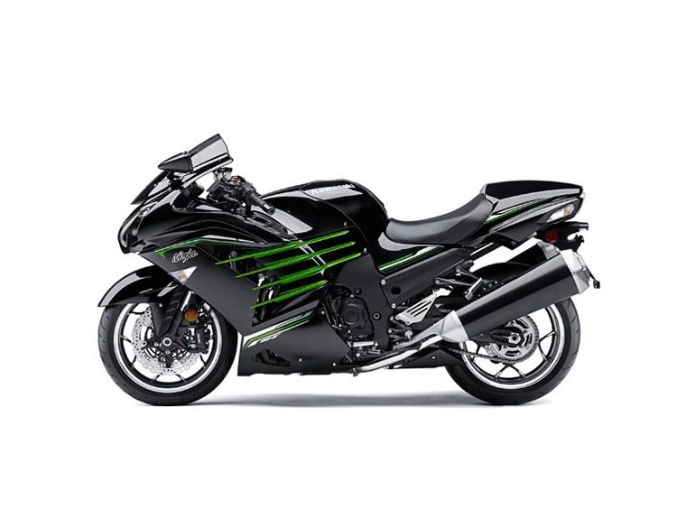 2013 Kawasaki Ninja Zx-14r Black-Green 