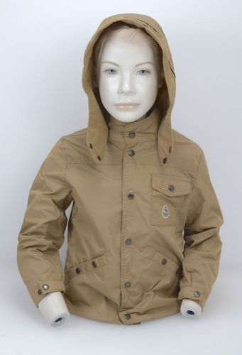 MONCLER GIACCA A VENTO/PARKA BAMBINO-BOY WINDBREAKER JACKET BEIGE LUSS77/PUSS77