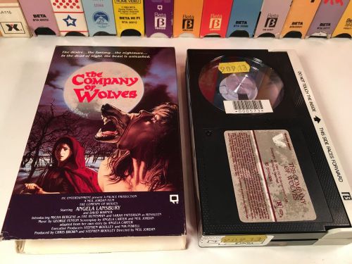 * the company of wolves betamax not vhs 1984 werewolf horror beta neil jordan