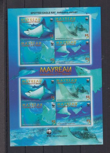 J41. mayreau - st.vincent - mnh - nature - fishes - wwf