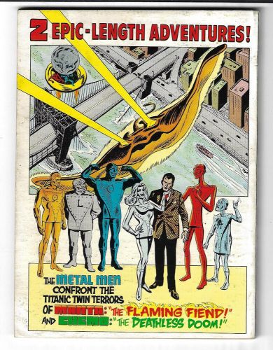 Best of dc blue ribbon digest #34 error #497 1983 canada variant metal men rare!