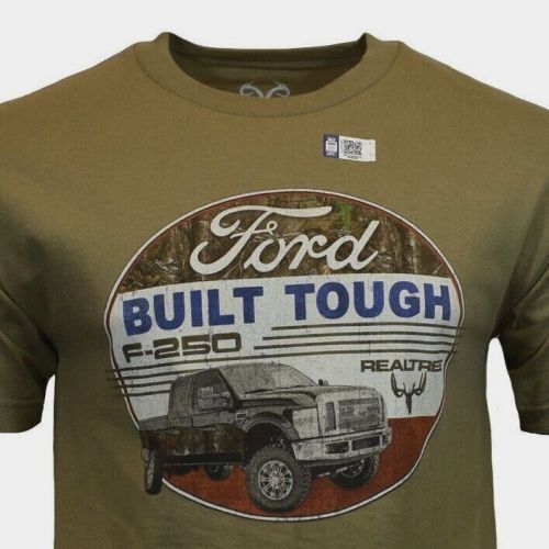 Men&#039;s T Shirt FORD -build Tough-F250-American Muscle Trucks 100% Cotton-NWT