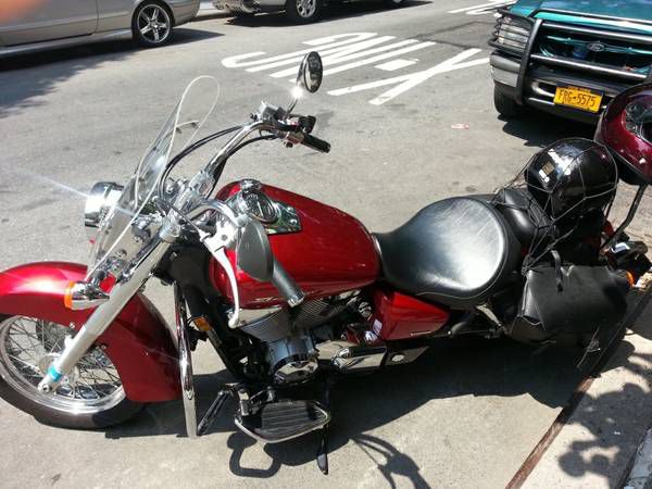 2011 honda aero 750 candy apple red