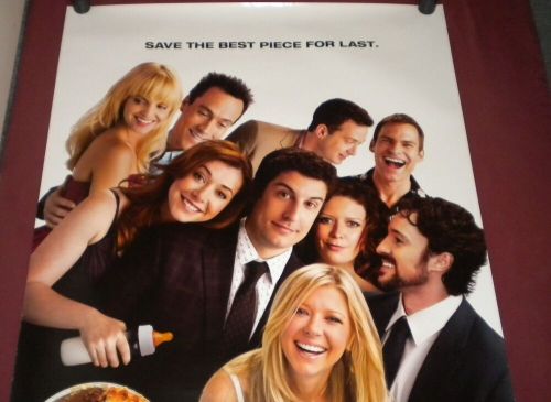 American reunion movie poster 27x40 d/s jason biggs alyson hannigan  chris klein