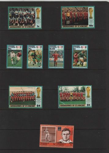 Grenadines of St Vincent. 1986.-M.N.H. SG295-6 &amp; .468-475.-SPORT.