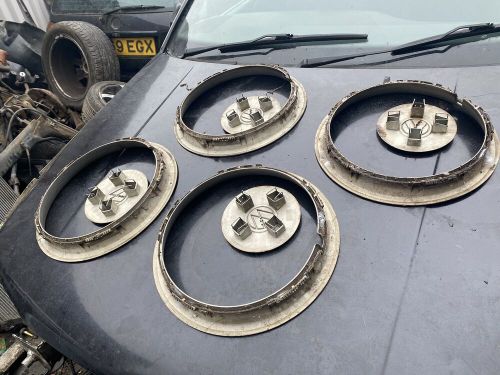 Mk3 golf vento baby g60 beauty rings &amp; center  caps for vw 14 inch steel wheels