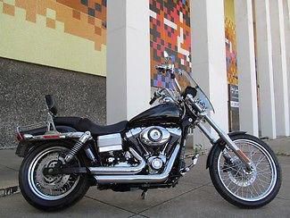 2007 harley davidson dyna wide glide, tons of extras, black flames