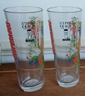 DESPERADOS BEER 2 X GLASS 2/3 PINT SCHOONER - UNUSED