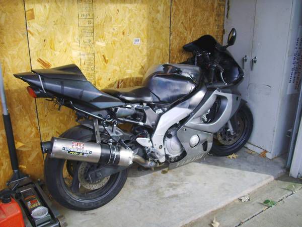 02 yamaha yzf r6 motorcycle