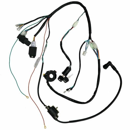 Complete Wiring Harness w/ Light Wire For Lifan 110 125 140c Trail Bike CT70 90