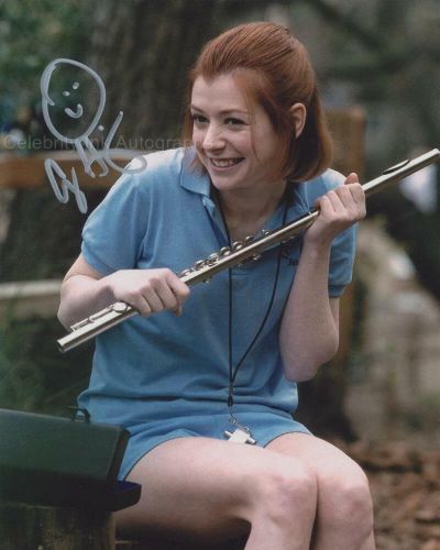 Alyson hannigan as michelle flaherty - american pie genuine signed autograph