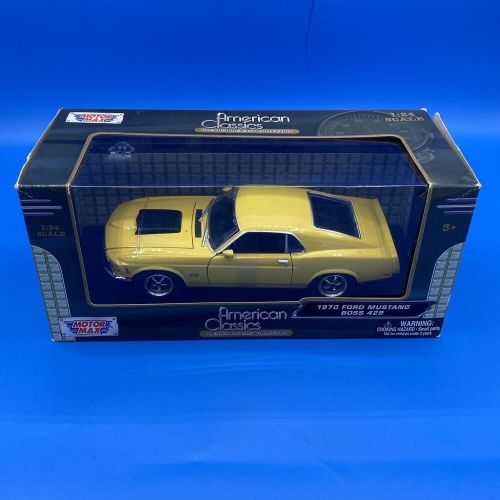 Motor Max 1970 Ford Mustang Boss 429 American Classics,1:24 DieCast