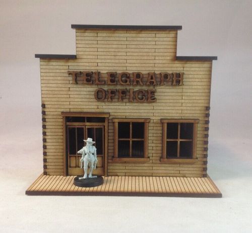 Telegraph office 28mm terrain western tombstone desperado legends knuckleduster