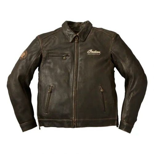 Men&#039;s indian distressed motorcycle jacket genuine cowhide leather biker jacket