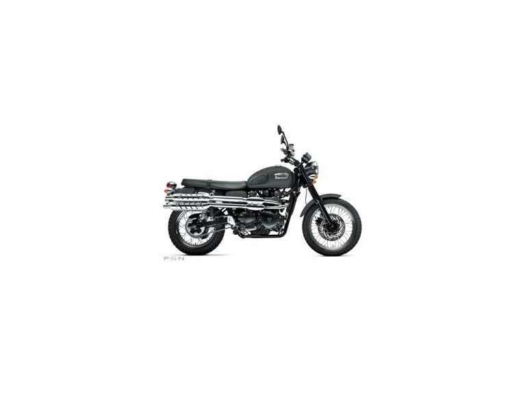 2013 triumph scrambler - matte graphite 