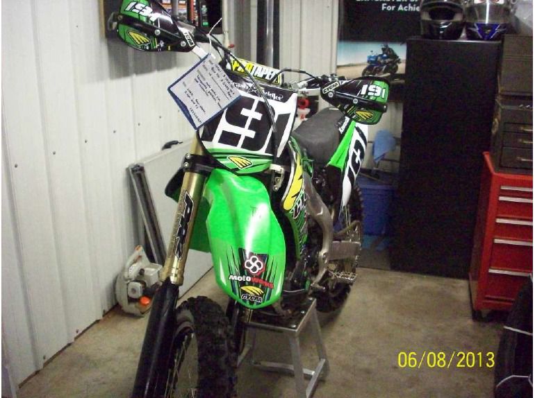 2012 kawasaki kx250f 