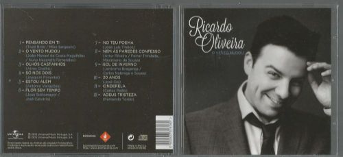 RICARDO OLIVEIRA O VENTO MUDOU PORTUGAL MUSIC ALBUM CD