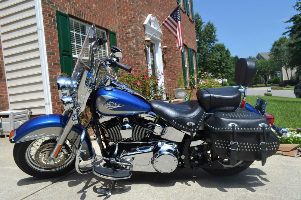 2009 harley-davidson heritage softail classic cruiser 